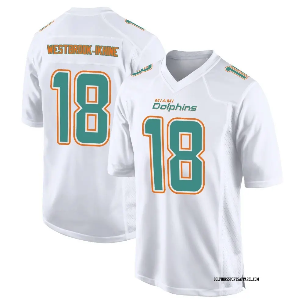 Game White Men's Nick Westbrook-Ikhine Miami Dolphins Fashion Jersey