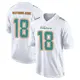 Game White Youth Nick Westbrook-Ikhine Miami Dolphins Fashion Jersey