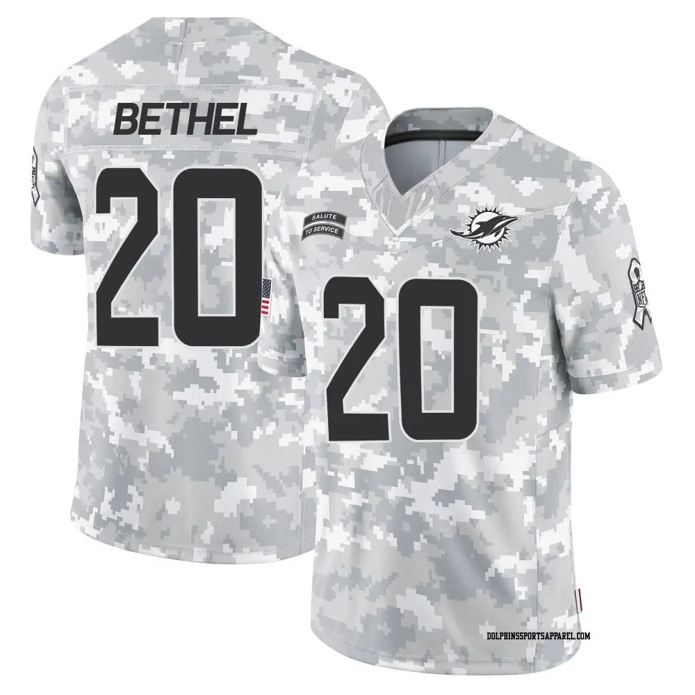 Justin Bethel Jersey for Men Women and Kids Dolphins Store