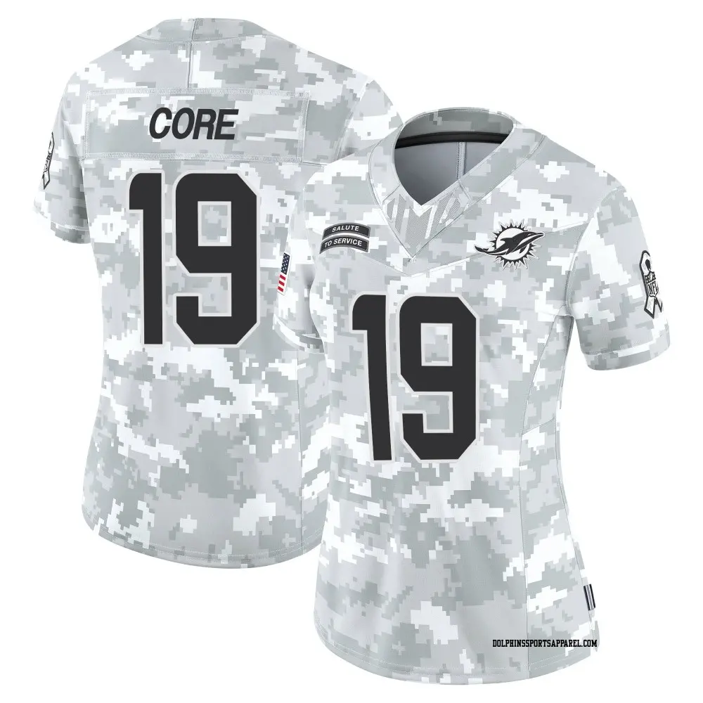 Limited Arctic Camo Women's Cody Core Miami Dolphins 2024 Salute to Service Jersey