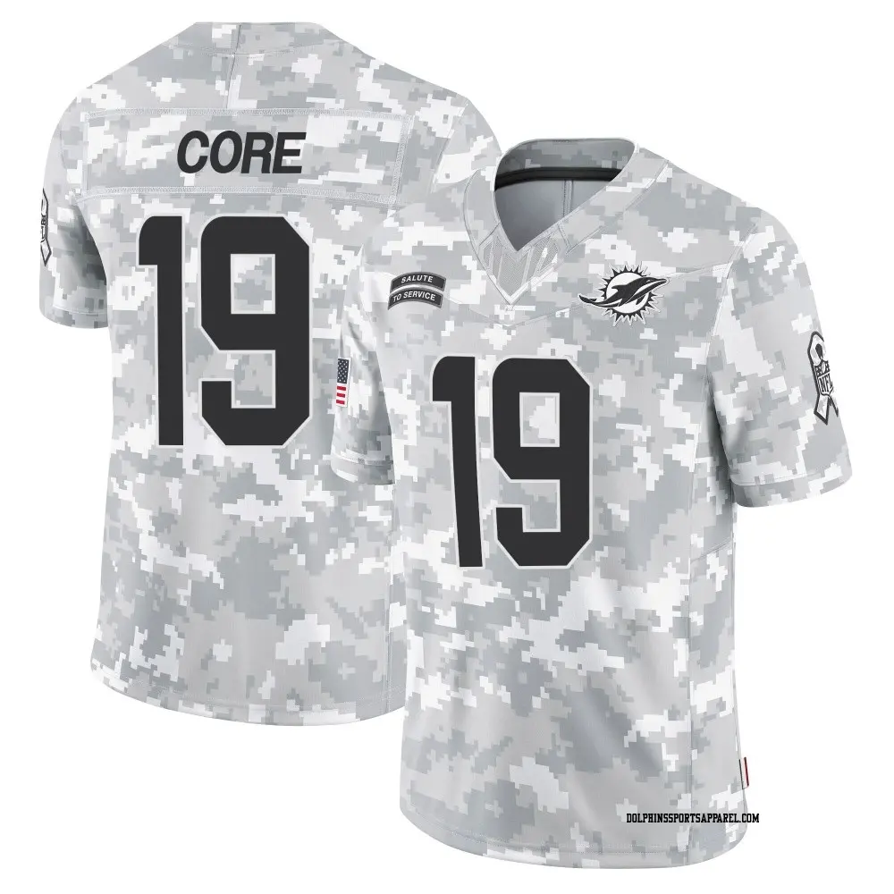 Limited Arctic Camo Youth Cody Core Miami Dolphins 2024 Salute to Service Jersey